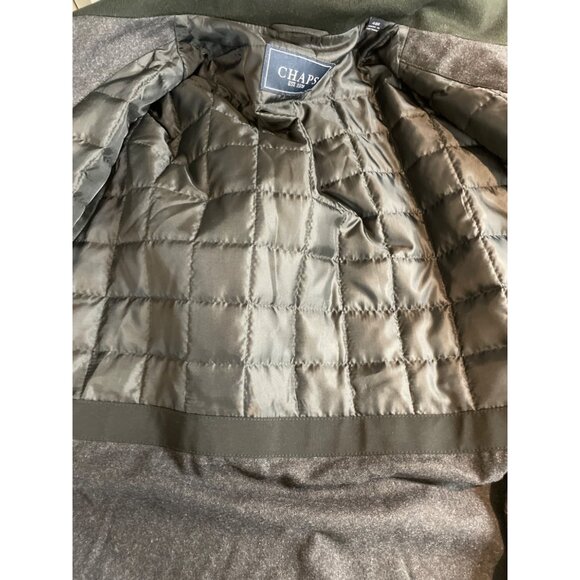 Chaps Microfiber Black Jacket With Removable Quilted Lining Men's Size 48R - Picture 5 of 9